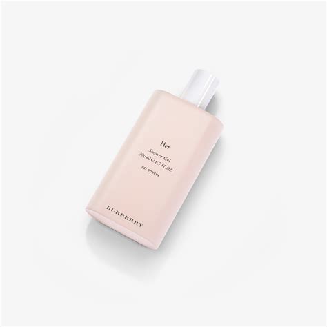 burberry her shower gel